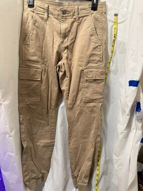 Dickies Khaki Cargo Jogger Pants Size 26R